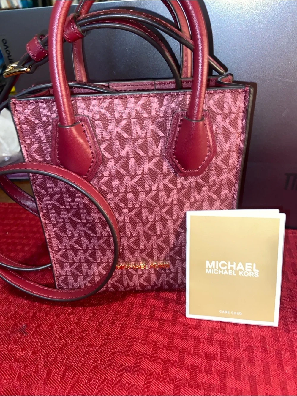 Michael Kors Mercer XS Mini Shopper Mulberry/Multi